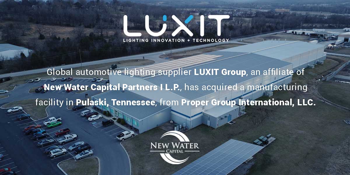 You are currently viewing Luxit Group Acquires Tennessee Lighting Manufacturing Facility